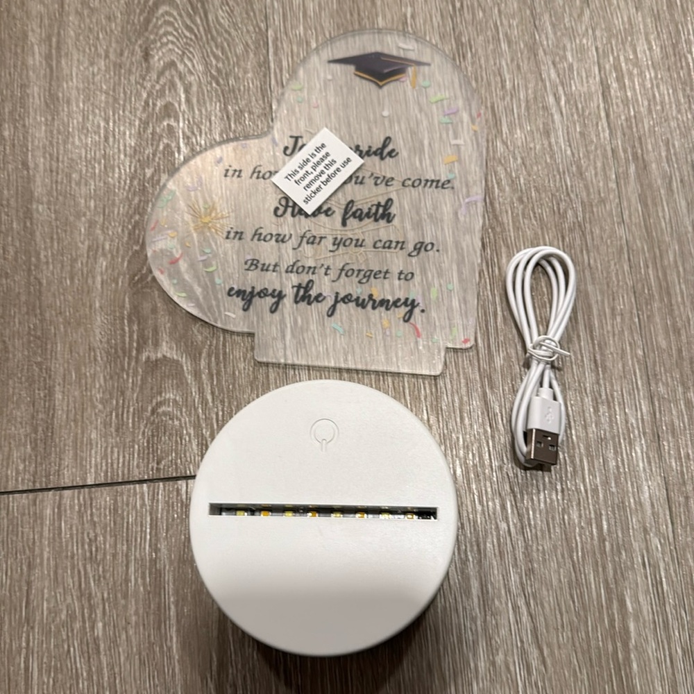 3d graduation lamp